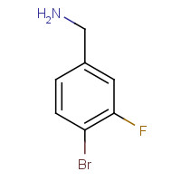 581812-99-9 (4-bromo-3-fluorophenyl)methanamine chemical structure