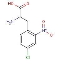 56433-05-7 2-amino-3-(4-chloro-2-nitrophenyl)propanoic acid chemical structure