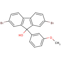 1616114-12-5 2,7-dibromo-9-(3-methoxyphenyl)fluoren-9-ol chemical structure