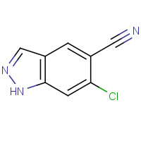 1312008-67-5 6-chloro-1H-indazole-5-carbonitrile chemical structure