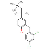 37693-01-9 2-[(2,4-dichlorophenyl)methyl]-4-(2,4,4-trimethylpentan-2-yl)phenol chemical structure