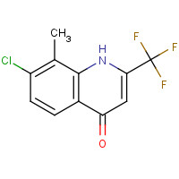 59108-10-0 7-chloro-8-methyl-2-(trifluoromethyl)-1H-quinolin-4-one chemical structure