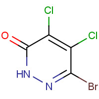 933041-14-6 3-bromo-4,5-dichloro-1H-pyridazin-6-one chemical structure