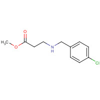 4063-30-3 methyl 3-[(4-chlorophenyl)methylamino]propanoate chemical structure