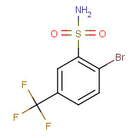 351003-61-7 2-bromo-5-(trifluoromethyl)benzenesulfonamide chemical structure