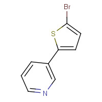169050-05-9 3-(5-bromothiophen-2-yl)pyridine chemical structure