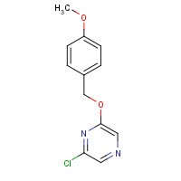 1020995-63-4 2-chloro-6-[(4-methoxyphenyl)methoxy]pyrazine chemical structure