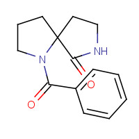 128244-00-8 1-benzoyl-1,7-diazaspiro[4.4]nonan-6-one chemical structure