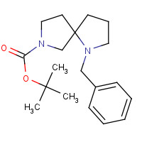 646055-62-1 tert-butyl 1-benzyl-1,7-diazaspiro[4.4]nonane-7-carboxylate chemical structure
