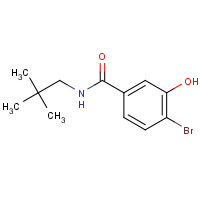 776314-95-5 4-bromo-N-(2,2-dimethylpropyl)-3-hydroxybenzamide chemical structure