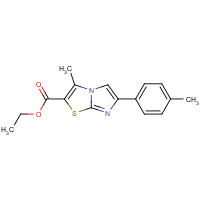 940616-19-3 ethyl 3-methyl-6-(4-methylphenyl)imidazo[2,1-b][1,3]thiazole-2-carboxylate chemical structure