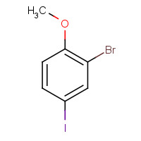 182056-39-9 2-bromo-4-iodo-1-methoxybenzene chemical structure