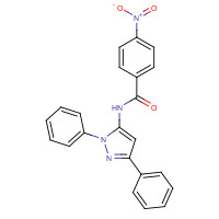 890764-36-0 N-(2,5-diphenylpyrazol-3-yl)-4-nitrobenzamide chemical structure