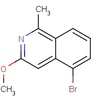 1215767-94-4 5-bromo-3-methoxy-1-methylisoquinoline chemical structure