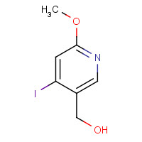 1266728-78-2 (4-iodo-6-methoxypyridin-3-yl)methanol chemical structure