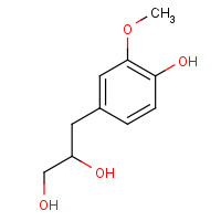 27391-18-0 3-(4-hydroxy-3-methoxyphenyl)propane-1,2-diol chemical structure