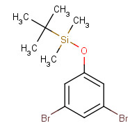 136386-79-3 tert-butyl-(3,5-dibromophenoxy)-dimethylsilane chemical structure