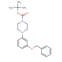 290832-39-2 tert-butyl 4-(3-phenylmethoxyphenyl)piperazine-1-carboxylate chemical structure