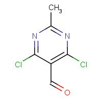 14160-91-9 4,6-dichloro-2-methylpyrimidine-5-carbaldehyde chemical structure