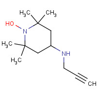 875018-41-0 1-hydroxy-2,2,6,6-tetramethyl-N-prop-2-ynylpiperidin-4-amine chemical structure