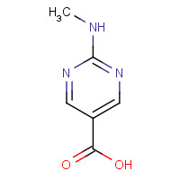 5388-21-6 2-(methylamino)pyrimidine-5-carboxylic acid chemical structure