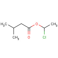 66344-39-6 1-chloroethyl 3-methylbutanoate chemical structure