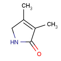 4030-22-2 3,4-dimethyl-1,2-dihydropyrrol-5-one chemical structure