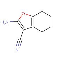 5117-89-5 2-amino-4,5,6,7-tetrahydro-1-benzofuran-3-carbonitrile chemical structure