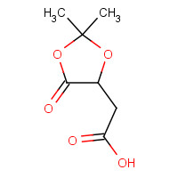 114458-03-6 2-(2,2-dimethyl-5-oxo-1,3-dioxolan-4-yl)acetic acid chemical structure
