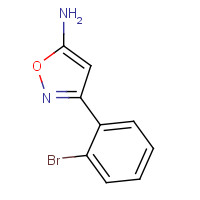 119162-51-5 3-(2-bromophenyl)-1,2-oxazol-5-amine chemical structure