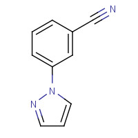 25699-82-5 3-pyrazol-1-ylbenzonitrile chemical structure