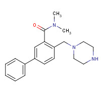 1446819-61-9 N,N-dimethyl-5-phenyl-2-(piperazin-1-ylmethyl)benzamide chemical structure