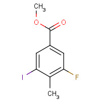 861905-21-7 methyl 3-fluoro-5-iodo-4-methylbenzoate chemical structure