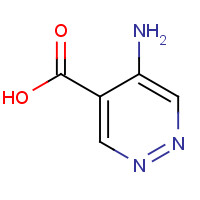 21579-37-3 5-aminopyridazine-4-carboxylic acid chemical structure