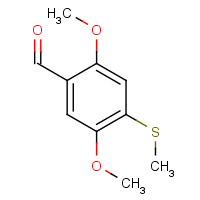 61638-04-8 2,5-dimethoxy-4-methylsulfanylbenzaldehyde chemical structure
