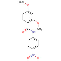 1521-37-5 2,4-dimethoxy-N-(4-nitrophenyl)benzamide chemical structure