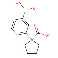 1016644-54-4 1-(3-boronophenyl)cyclopentane-1-carboxylic acid chemical structure