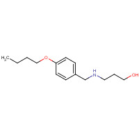 161798-63-6 3-[(4-butoxyphenyl)methylamino]propan-1-ol chemical structure