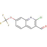 1254366-15-8 2-chloro-7-(trifluoromethoxy)quinoline-3-carbaldehyde chemical structure