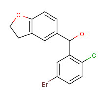1282733-55-4 (5-bromo-2-chlorophenyl)-(2,3-dihydro-1-benzofuran-5-yl)methanol chemical structure