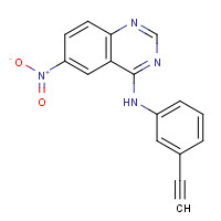 183321-64-4 N-(3-ethynylphenyl)-6-nitroquinazolin-4-amine chemical structure