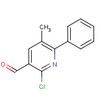 876345-31-2 2-chloro-5-methyl-6-phenylpyridine-3-carbaldehyde chemical structure