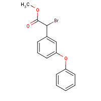 186026-02-8 methyl 2-bromo-2-(3-phenoxyphenyl)acetate chemical structure
