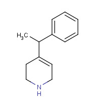 34361-24-5 4-(1-phenylethyl)-1,2,3,6-tetrahydropyridine chemical structure