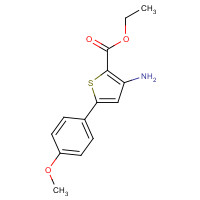 37572-24-0 ethyl 3-amino-5-(4-methoxyphenyl)thiophene-2-carboxylate chemical structure