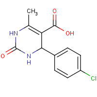 891190-52-6 4-(4-chlorophenyl)-6-methyl-2-oxo-3,4-dihydro-1H-pyrimidine-5-carboxylic acid chemical structure