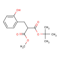179187-31-6 3-O-tert-butyl 1-O-methyl 2-[(2-hydroxyphenyl)methyl]propanedioate chemical structure