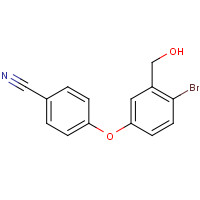 906673-45-8 4-[4-bromo-3-(hydroxymethyl)phenoxy]benzonitrile chemical structure