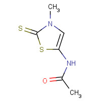 53744-49-3 N-(3-methyl-2-sulfanylidene-1,3-thiazol-5-yl)acetamide chemical structure