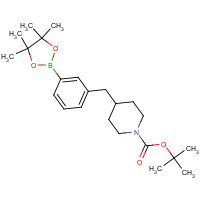 1177559-55-5 tert-butyl 4-[[3-(4,4,5,5-tetramethyl-1,3,2-dioxaborolan-2-yl)phenyl]methyl]piperidine-1-carboxylate chemical structure